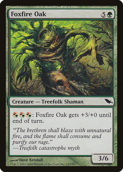 Foxfire Oak [Shadowmoor] - Evolution TCG