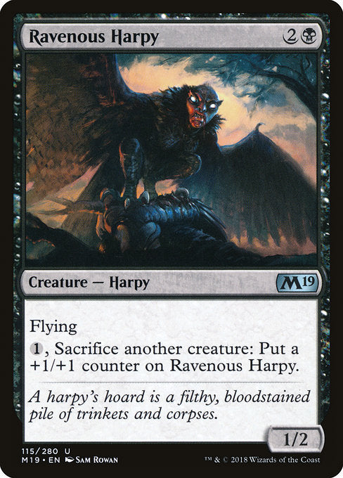 Ravenous Harpy [Core Set 2019] - Evolution TCG