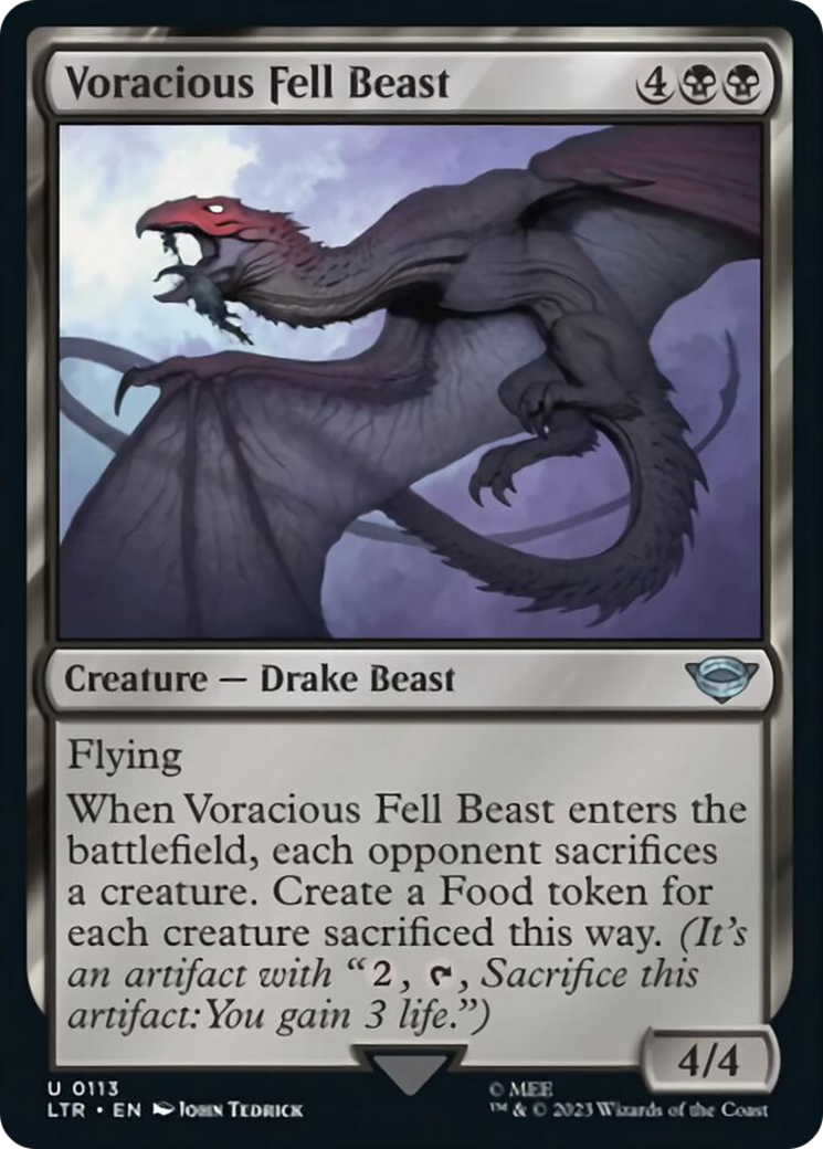 Voracious Fell Beast [The Lord of the Rings: Tales of Middle-Earth] - Evolution TCG