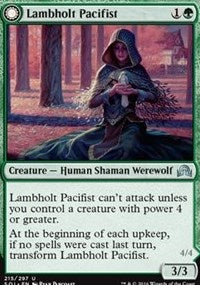 Lambholt Pacifist // Lambholt Butcher [Shadows over Innistrad] - Evolution TCG | Evolution TCG