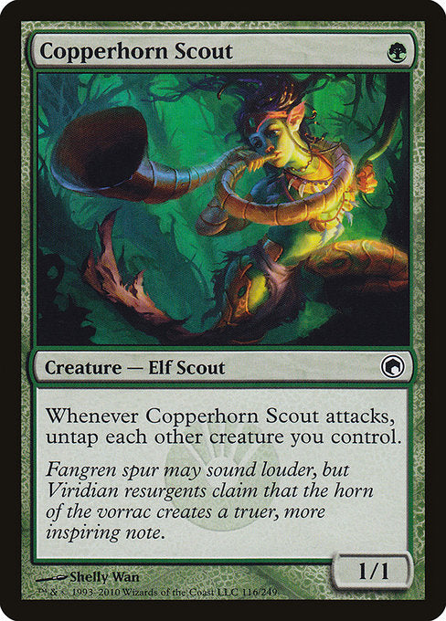 Copperhorn Scout [Scars of Mirrodin] - Evolution TCG