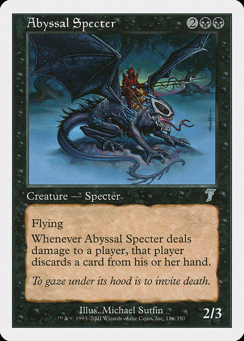 Abyssal Specter [Seventh Edition] - Evolution TCG