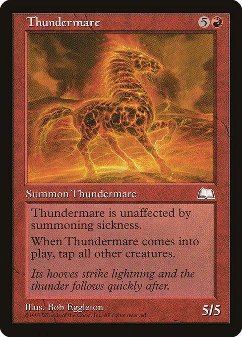 Thundermare [Weatherlight] - Evolution TCG