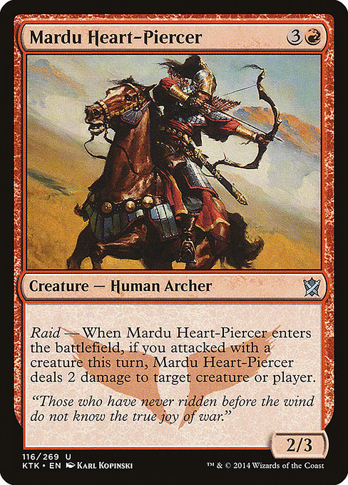 Mardu Heart-Piercer [Khans of Tarkir] - Evolution TCG