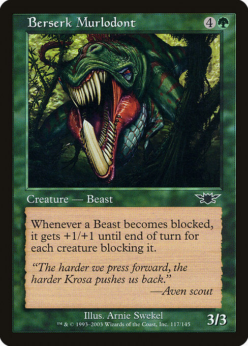 Berserk Murlodont [Legions] - Evolution TCG