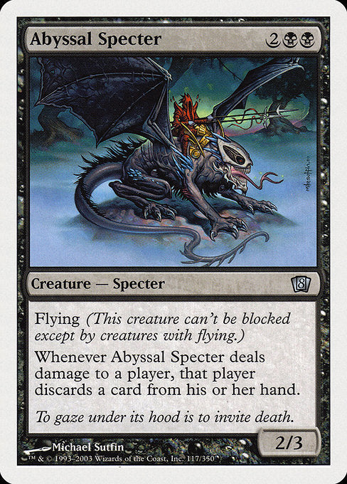 Abyssal Specter [Eighth Edition] - Evolution TCG