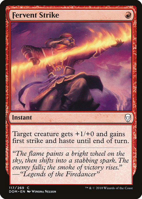 Fervent Strike [Dominaria] - Evolution TCG