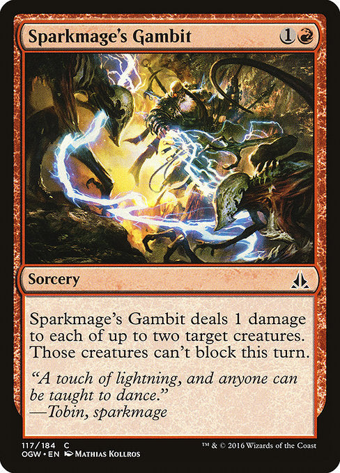 Sparkmage's Gambit [Oath of the Gatewatch] - Evolution TCG
