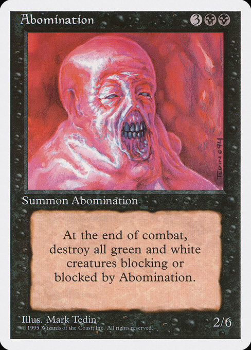 Abomination [Fourth Edition] - Evolution TCG