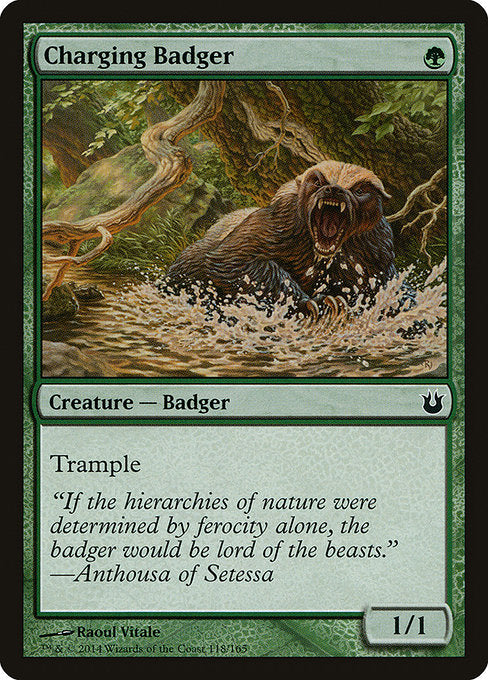 Charging Badger [Born of the Gods] - Evolution TCG