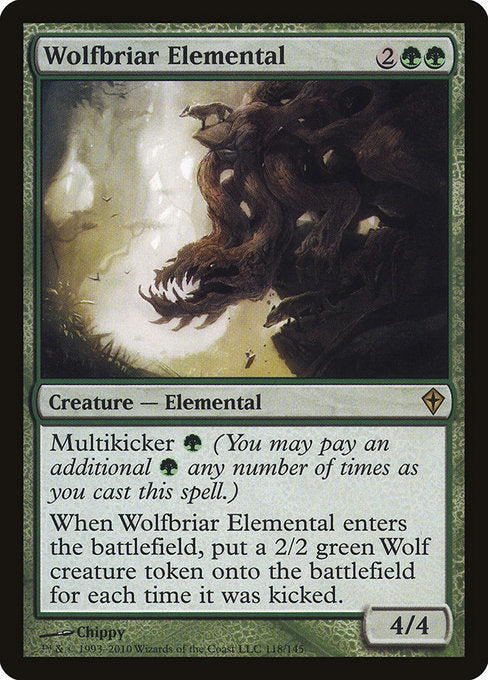 Wolfbriar Elemental [Worldwake] - Evolution TCG