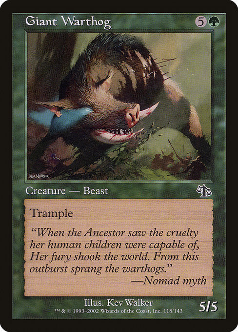 Giant Warthog [Judgment] - Evolution TCG