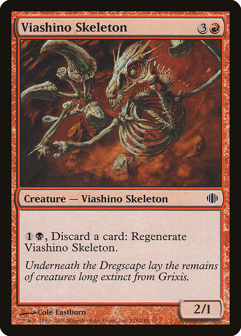 Viashino Skeleton [Shards of Alara] - Evolution TCG