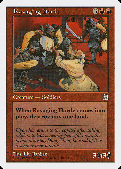 Ravaging Horde [Portal Three Kingdoms] - Evolution TCG