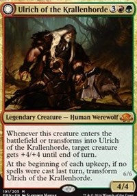 Ulrich of the Krallenhorde // Ulrich, Uncontested Alpha [Eldritch Moon] - Evolution TCG