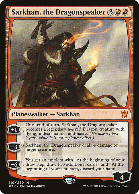 Sarkhan, the Dragonspeaker [Khans of Tarkir] - Evolution TCG