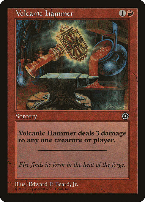 Volcanic Hammer [Portal Second Age] - Evolution TCG