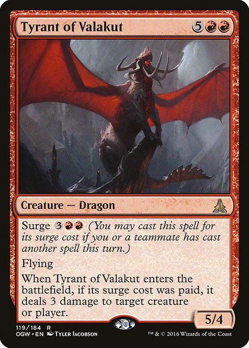 Tyrant of Valakut [Oath of the Gatewatch] - Evolution TCG