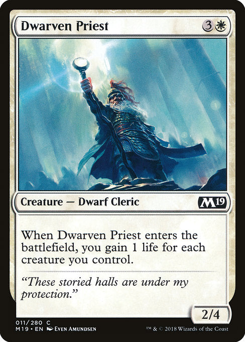 Dwarven Priest [Core Set 2019] - Evolution TCG