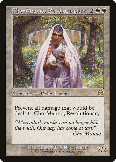 Cho-Manno, Revolutionary [Mercadian Masques] - Evolution TCG