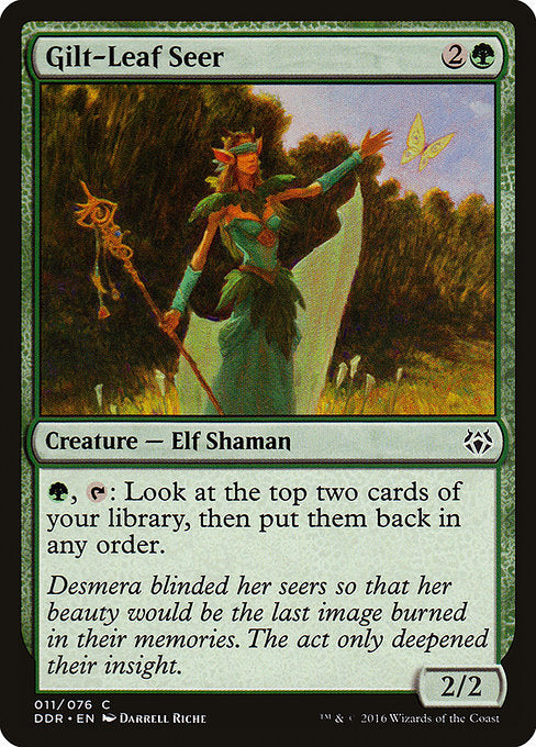 Gilt-Leaf Seer [Duel Decks: Nissa vs. Ob Nixilis] - Evolution TCG