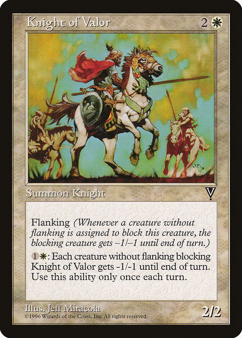 Knight of Valor [Visions] - Evolution TCG