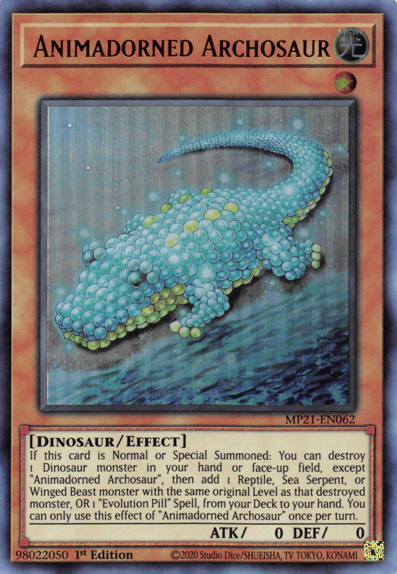 Animadorned Archosaur [MP21-EN062] Ultra Rare - Evolution TCG