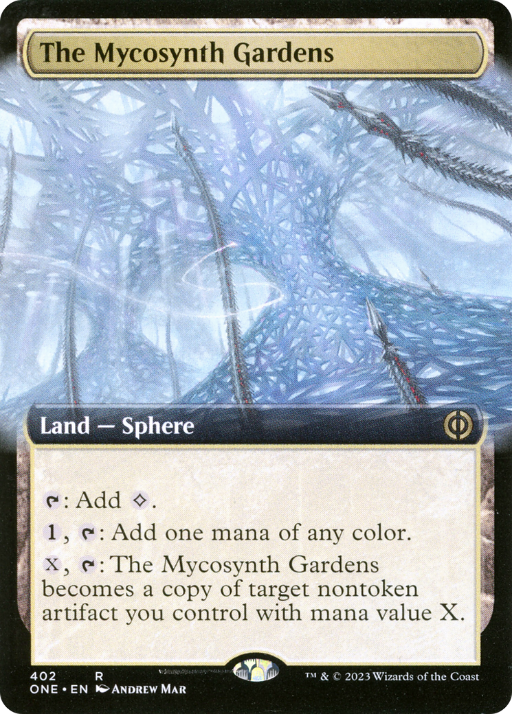 The Mycosynth Gardens (Extended Art) [Phyrexia: All Will Be One] - Evolution TCG