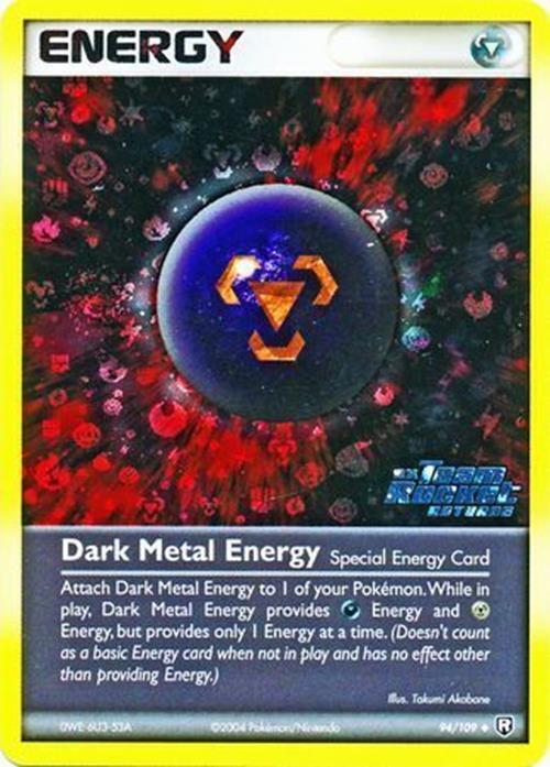 Dark Metal Energy (94/109) (Stamped) [EX: Team Rocket Returns] - Evolution TCG
