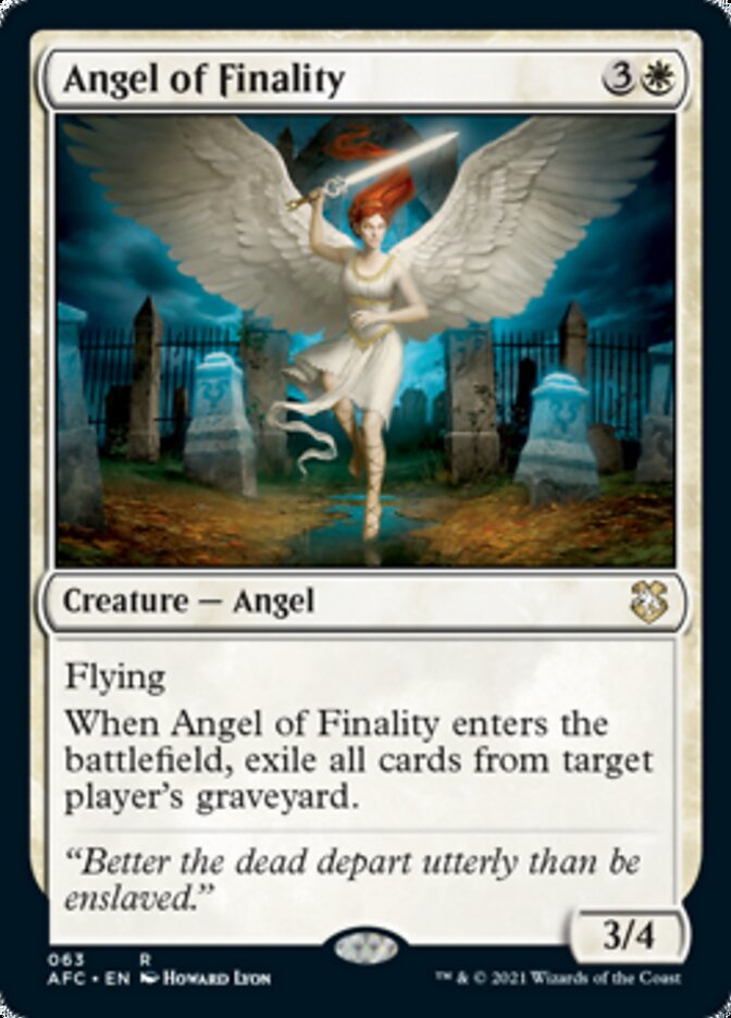 Angel of Finality [Dungeons & Dragons: Adventures in the Forgotten Realms Commander] - Evolution TCG