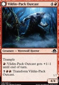 Vildin-Pack Outcast // Dronepack Kindred [Eldritch Moon] - Evolution TCG