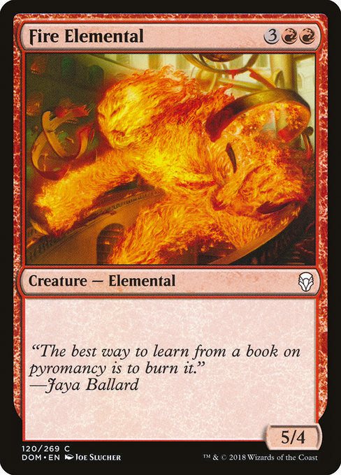 Fire Elemental [Dominaria] - Evolution TCG