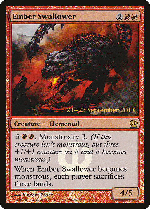 Ember Swallower [Theros Promos] - Evolution TCG