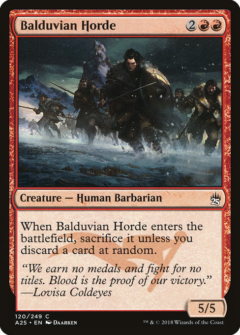 Balduvian Horde [Masters 25] - Evolution TCG