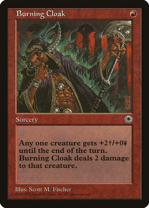 Burning Cloak [Portal] - Evolution TCG