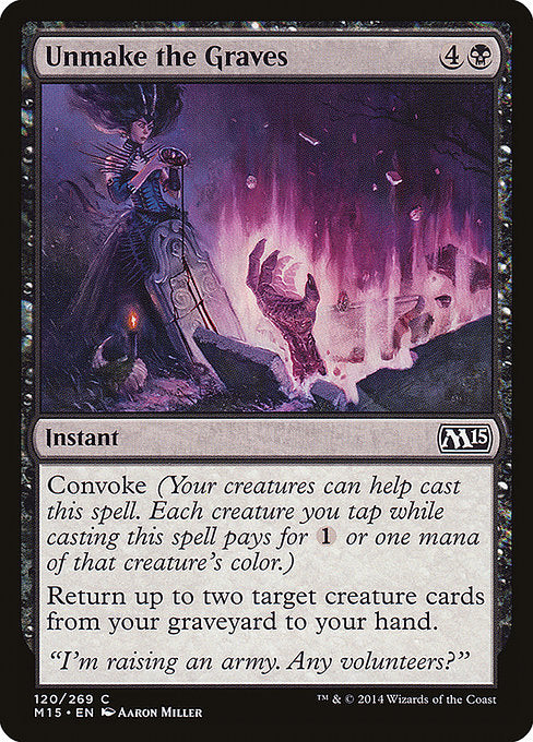 Unmake the Graves [Magic 2015] - Evolution TCG