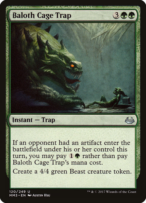 Baloth Cage Trap [Modern Masters 2017] - Evolution TCG