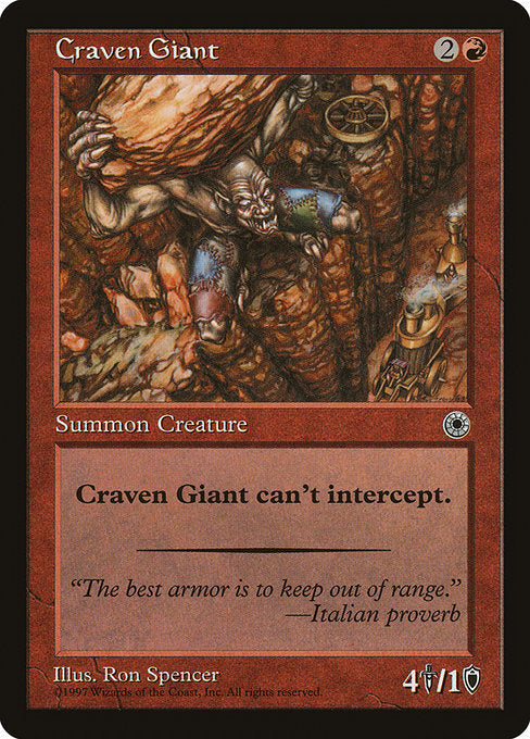 Craven Giant [Portal] - Evolution TCG