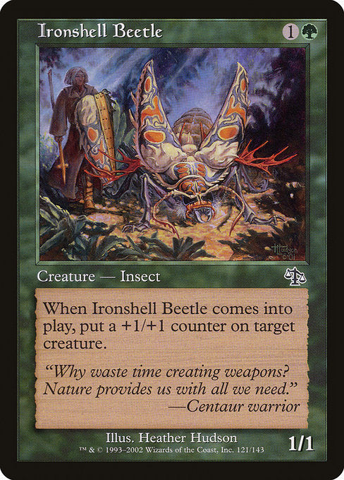 Ironshell Beetle [Judgment] - Evolution TCG