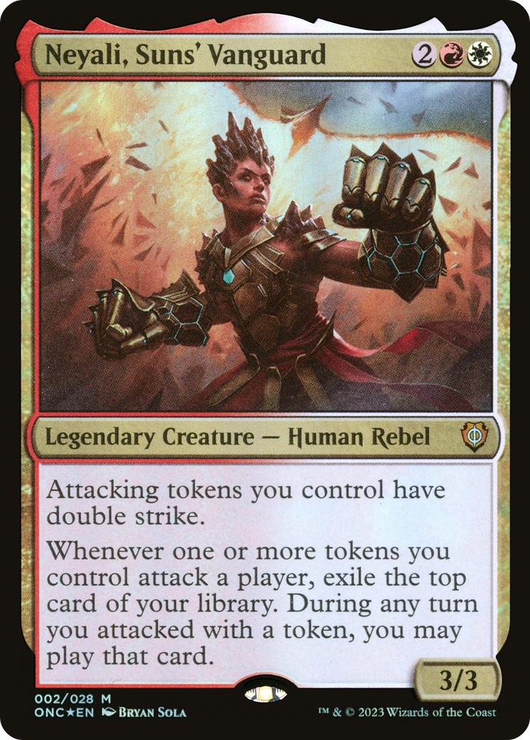 Neyali, Suns' Vanguard [Phyrexia: All Will Be One Commander] - Evolution TCG