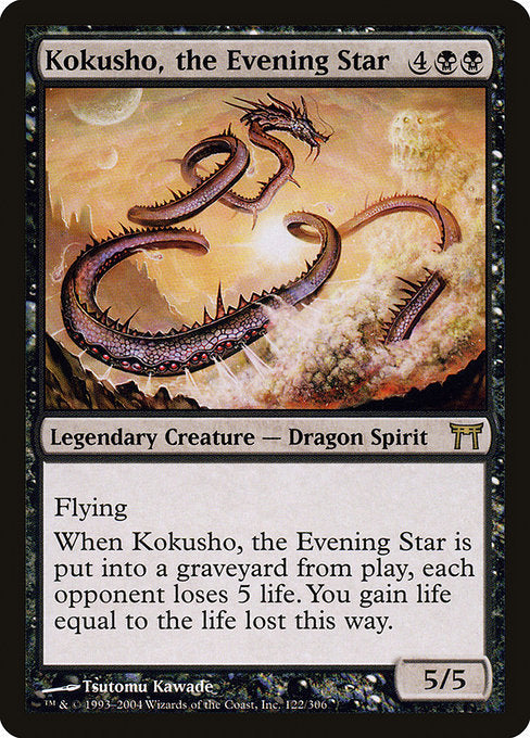 Kokusho, the Evening Star [Champions of Kamigawa] - Evolution TCG