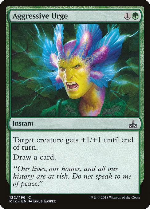 Aggressive Urge [Rivals of Ixalan] - Evolution TCG