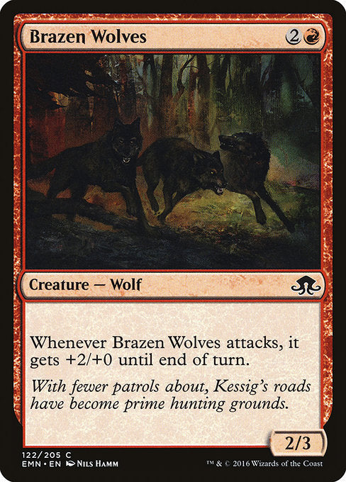 Brazen Wolves [Eldritch Moon] - Evolution TCG