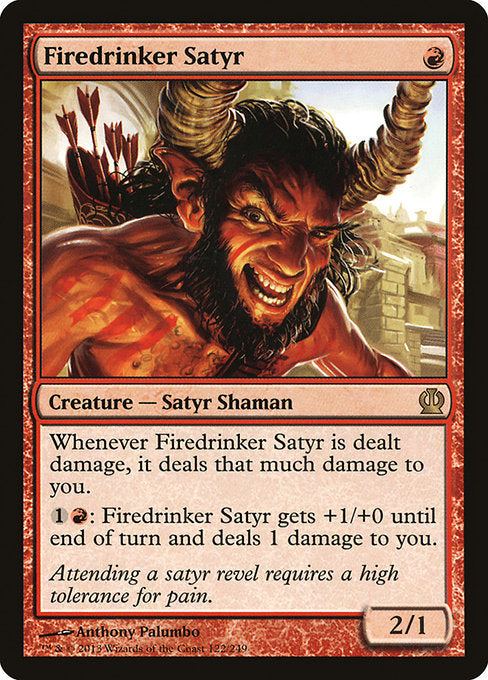 Firedrinker Satyr [Theros] - Evolution TCG