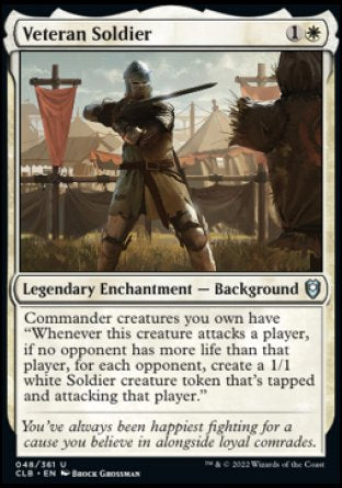 Veteran Soldier [Commander Legends: Battle for Baldur's Gate] - Evolution TCG
