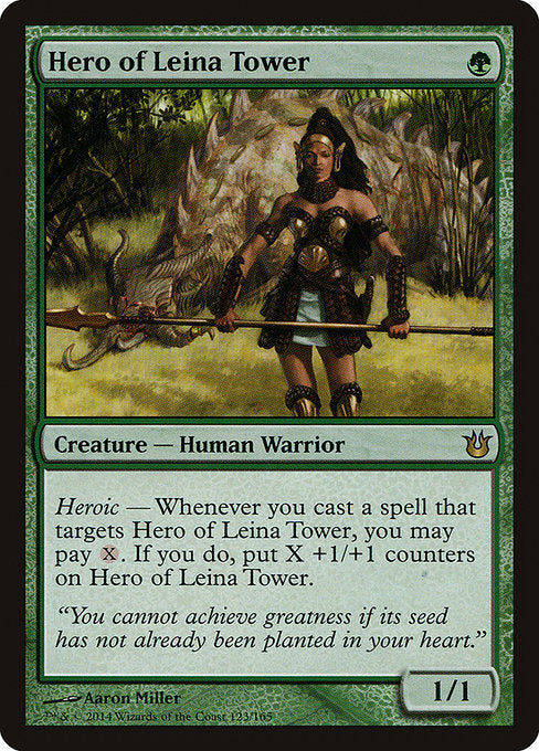 Hero of Leina Tower [Born of the Gods] - Evolution TCG