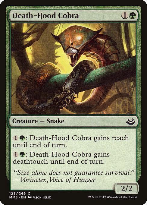 Death-Hood Cobra [Modern Masters 2017] - Evolution TCG