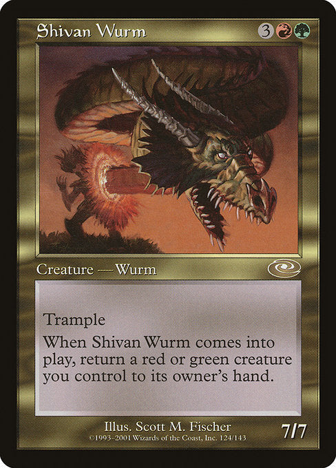 Shivan Wurm [Planeshift] - Evolution TCG