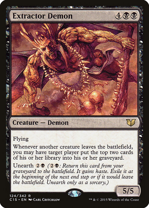 Extractor Demon [Commander 2015] - Evolution TCG