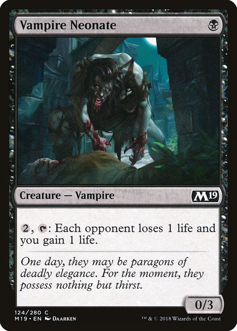 Vampire Neonate [Core Set 2019] - Evolution TCG